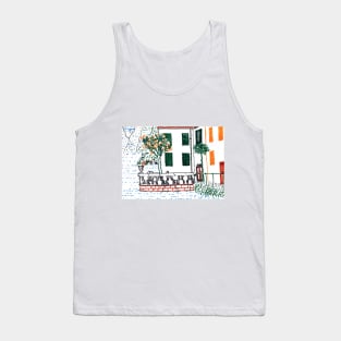 Afternoon at an Italian Lake Tank Top